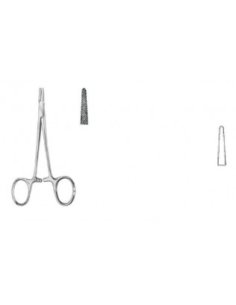 Porta AGUJAS HALSEY Recto estriado 13 cm.