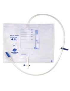 Bolsa para recogida de orina 4 Litros con VAR, toma de...