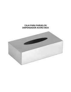 Caja Pañuelos Dispensador Inox, Caja 8 unidades