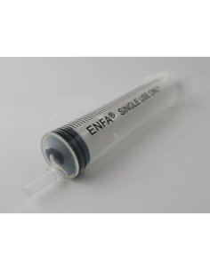 Jeringa 3 cuerpos 10 ml. ENFA, Cono excéntrico, Caja 100... 2