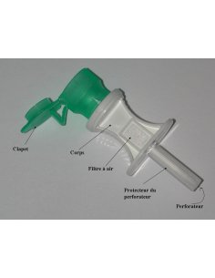 Conector Spike Verde de Vygon, Caja 300 unidades