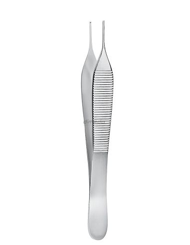 Pinza Per Tessuti Adson TC 12 Cm (4,7'') 1x2 Denti &ndash; Strumento Chirurgico NATRA