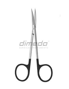 Tijeas para iridectomía ag./ag., 11,5cm, rectas, bordes...