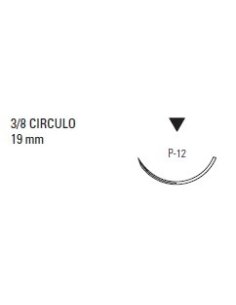 POLYSORB 3/0, Aguja 19 mm., Incolora, 3/8 circulo corte... 2