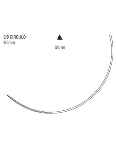 SOFSILK Punta triangular, corte convencional, negra 3/8... 2