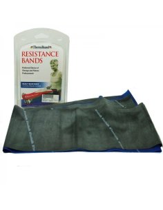 THERA-BAND Bicolor Fuerte- Pack 2 cintas, Azul y negro