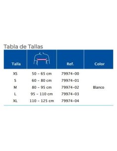ACTIMOVE Vendaje clavicula CONFORT blanco Talla S 2