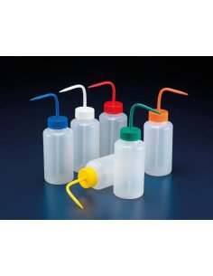 Frasco lavador Azlon® de boca ancha con sistema antigoteo...