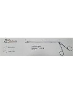 SCHUMACHER pinza para biopsia 24 cm. boca 4 mm., Dimeda 2