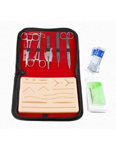 kit Entrenamiento, Almohadilla para práctica de sutura...