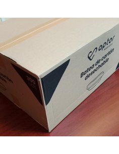 Batea de Cartón Desechable 700 ml., Biodegradable, Caja... 2