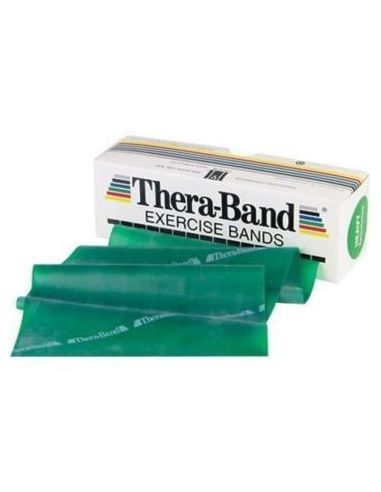 Barra De Goma Thera-Band FlexBar Verde Dureza Media