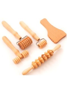 Kit de maderoterapia facial: ideal para el...