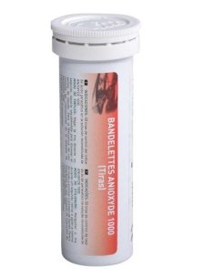 Tiras de control Instrunet ANIOXIDE 1000, Caja 50 tiras.
