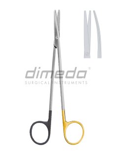 Tijera METZENBAUM de Disección 20cm, Curva, Filo de Corte...