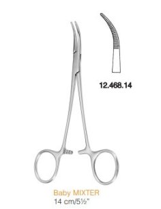 BABY MIXTER Pinza Hemostatica 14cm, Dimeda