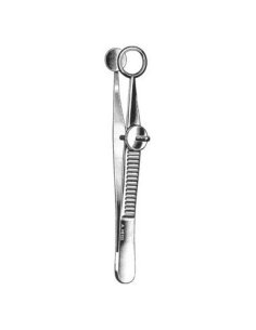 Pinza de Chalazión AYA 9 cm. con anilla de 2.5 mm.