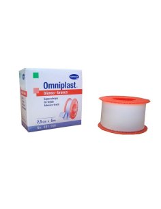 Esparadrapo Tela OMNIPLAST 2,5 cm.x 5 metros Blanco 1...