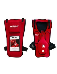 Act+Fast chaleco de auxilio en caso de asfixia- Rojo