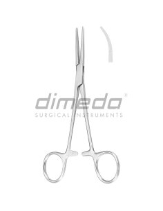 Pinza Hemostática CRILE-RANKIN 16 cm. CURVA, sin diente....