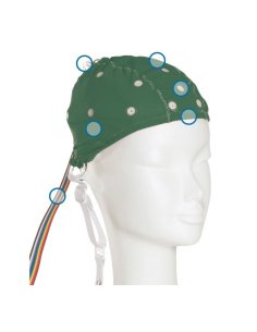 Cascos de electrodos MEDCAP para EEG Grande Azul 58-62...