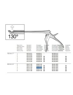 KERRISON pinza 200mm 130° arrib., 4mm, desmontable, con...