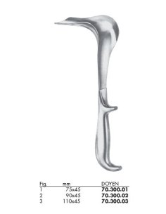 DOYEN Espéculo Vaginal 90x45mm. pcs. Dimeda