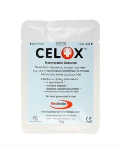 CELOX 15 | Gránulos hemostáticos para control de hemorragias
