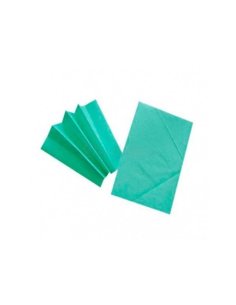 Papel Crepado Verde para esterilizar 90 cm x 90 cm., Caja...