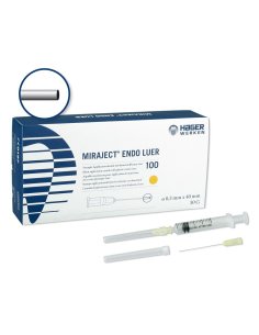 Agujas Miraject ENDO LUER 30G 0,3x40 mm., Caja 100 unidades.