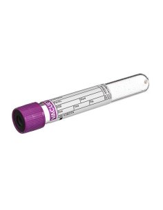 Tubo Vacuette® K2E EDTA K2 9 ml., 16x100 tapón...